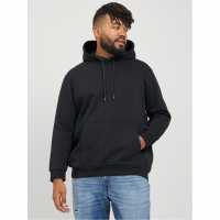 Jack And Jones Bradley Hoodie Mens Plus Size Черно 