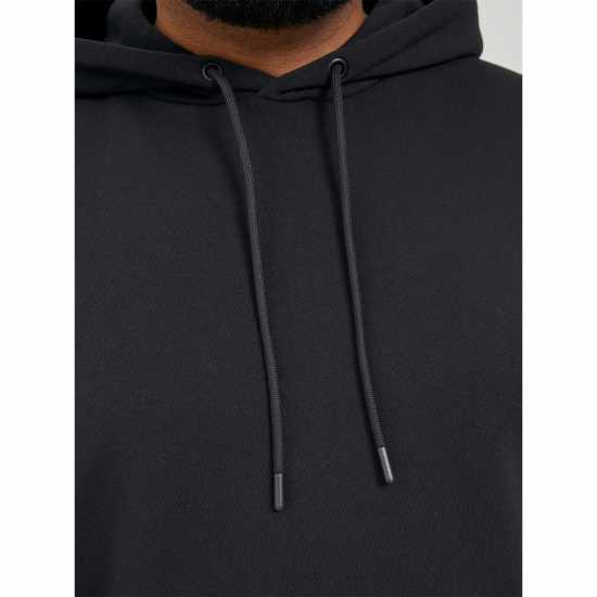 Jack And Jones Bradley Hoodie Mens Plus Size Черно 