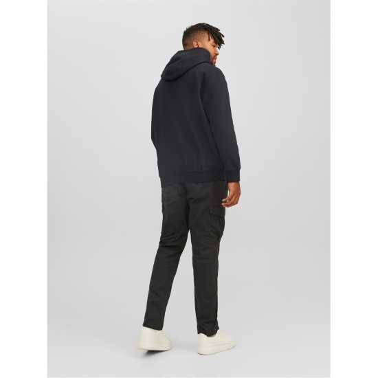 Jack And Jones Star Sweat Hoodie Mens Plus Size Черно 