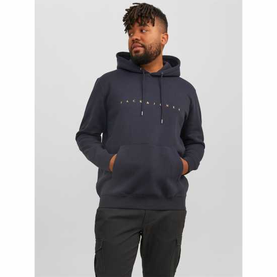 Jack And Jones Star Sweat Hoodie Mens Plus Size  Мъжки суитчъри и блузи с качулки