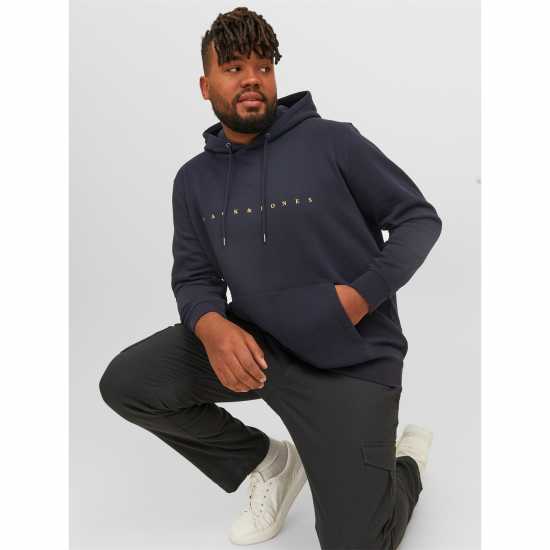 Jack And Jones Star Sweat Hoodie Mens Plus Size  Мъжки суитчъри и блузи с качулки