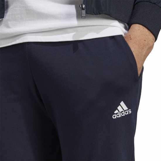 Adidas Essentials Single Jersey Tapered Elasticized Cuff Logo Joggers  