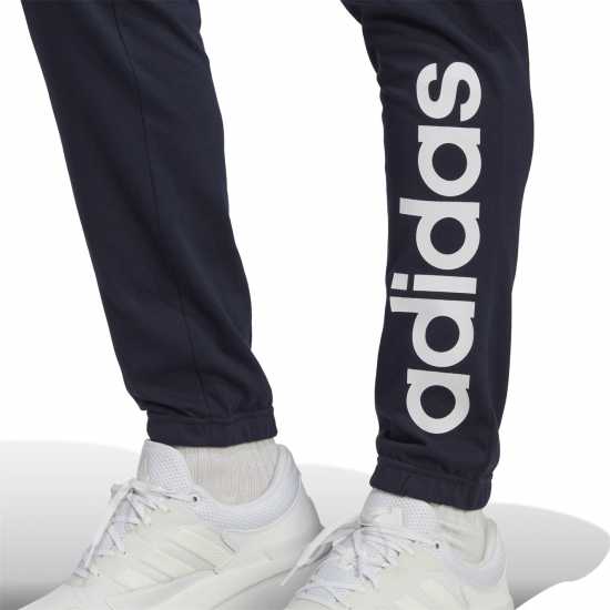 Adidas Essentials Single Jersey Tapered Elasticized Cuff Logo Joggers  