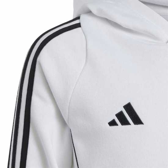 Adidas Tiro 24 Sweat Hoodie Juniors бяло/черно 