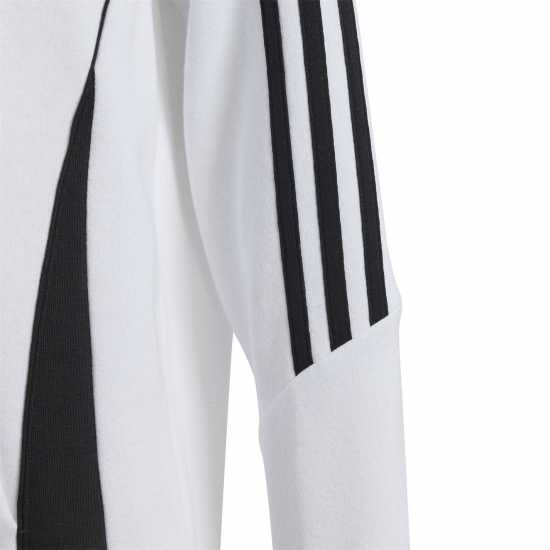 Adidas Tiro 24 Sweat Hoodie Juniors бяло/черно 