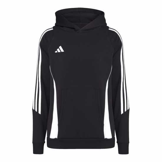 Adidas Tiro 24 Sweat Hoodie Juniors черно/бяло 