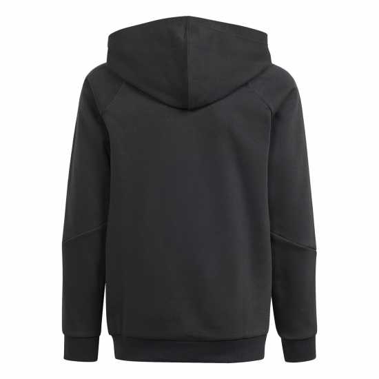 Adidas Tiro 24 Sweat Hoodie Juniors черно/бяло 