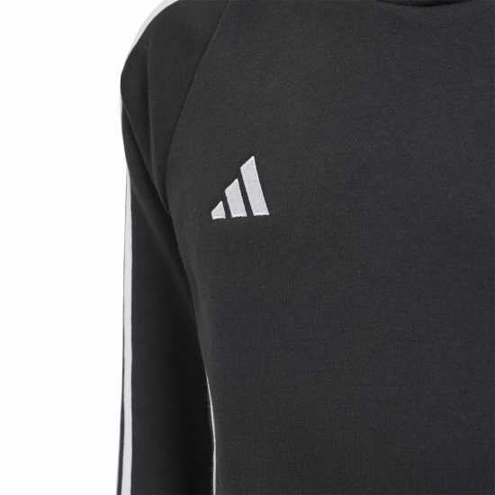 Adidas Tiro 24 Sweat Hoodie Juniors черно/бяло 