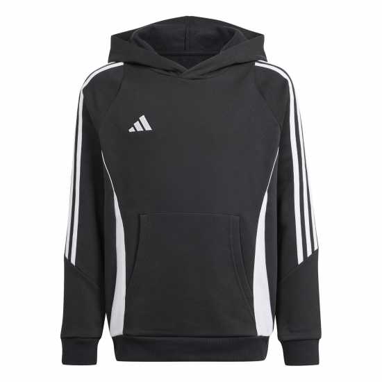 Adidas Tiro 24 Sweat Hoodie Juniors черно/бяло 