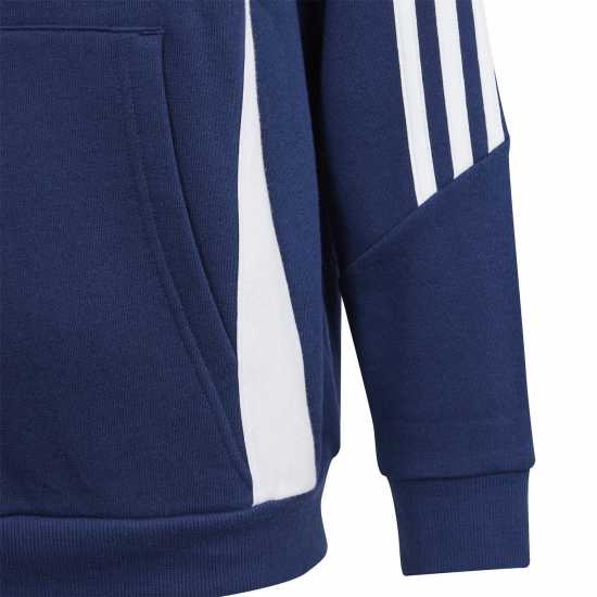 Adidas Tiro 24 Sweat Hoodie Juniors морско синьо 2/бяло 