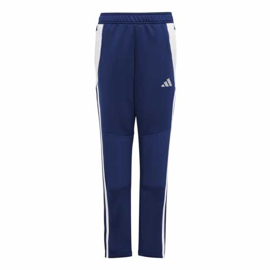 Adidas Детски Анцуг Tiro24 Winterised Tracksuit Bottoms Juniors Синьо/Бяло Детски долнища за бягане