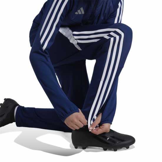 Adidas Детски Анцуг Tiro24 Winterised Tracksuit Bottoms Juniors Синьо/Бяло Детски долнища за бягане