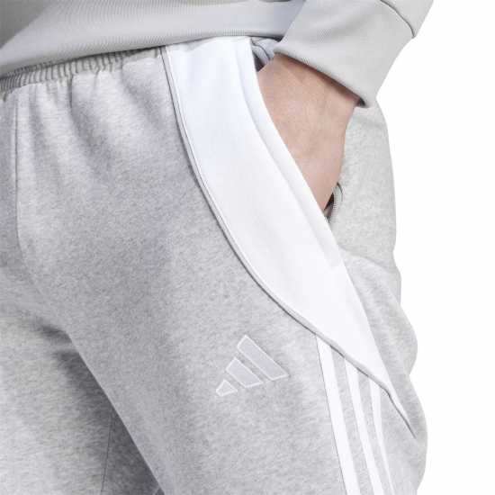 Adidas Мъжки Анцуг Tiro 24 Tracksuit Bottoms Mens сиво меланж/бяло 