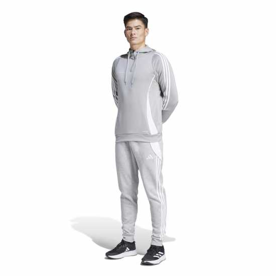 Adidas Мъжки Анцуг Tiro 24 Tracksuit Bottoms Mens сиво меланж/бяло 