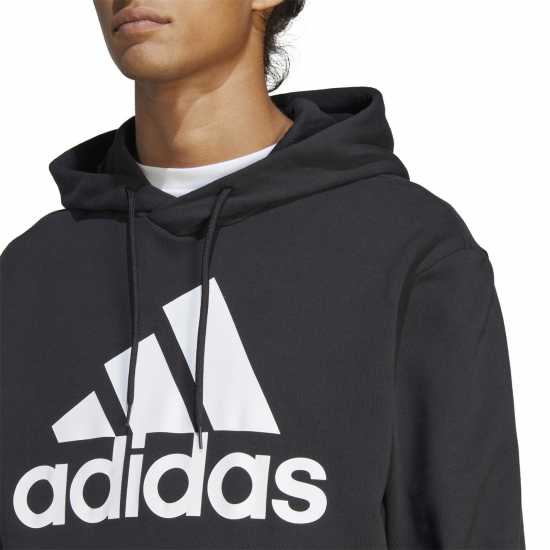 Adidas Essentials French Terry Big Logo Hoodie Черно 