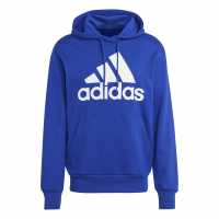 Adidas Essentials French Terry Big Logo Hoodie Полу прозрачен син 