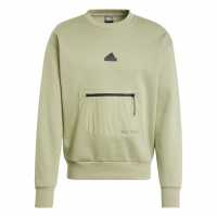 Adidas Мъжка Блуза Полар City Escape Fleece Sweatshirt Mens  Мъжки горнища на анцуг