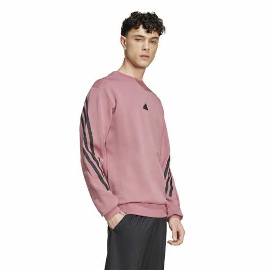 Adidas Мъжка Блуза Обло Деколте Future Icons 3-Stripes Crew Sweatshirt Mens  