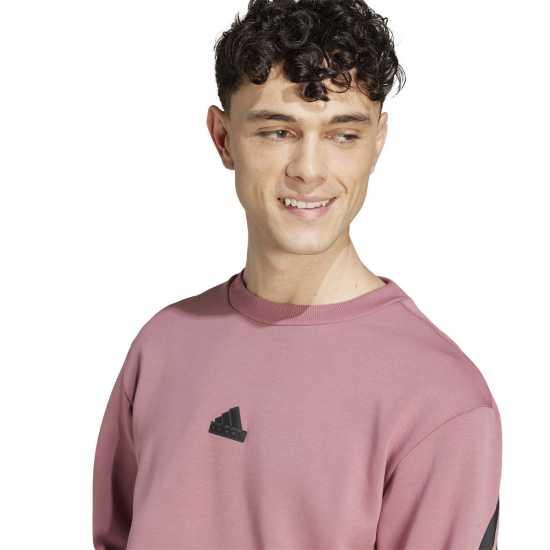 Adidas Мъжка Блуза Обло Деколте Future Icons 3-Stripes Crew Sweatshirt Mens  