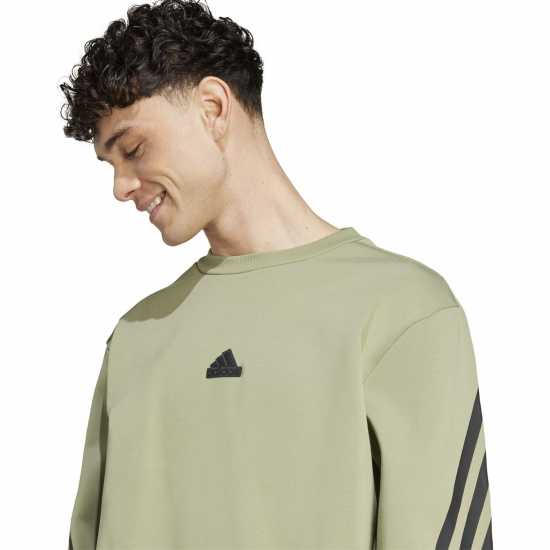 Adidas Мъжка Блуза Обло Деколте Future Icons 3-Stripes Crew Sweatshirt Mens  Мъжки горнища на анцуг