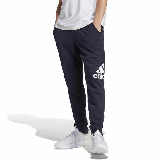 Adidas Essentials French Terry Tapered Cuff Logo Joggers Легендарна чернина 