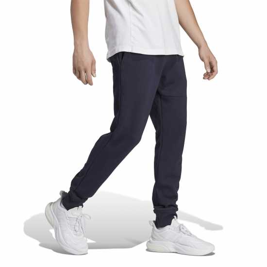 Adidas Essentials French Terry Tapered Cuff Logo Joggers Легендарна чернина 