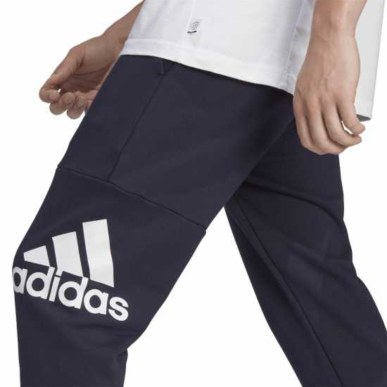 Adidas Essentials French Terry Tapered Cuff Logo Joggers Легендарна чернина 