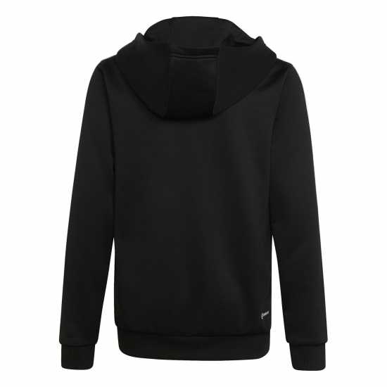 Adidas Train Essentials Aeroready 3-Stripes Regular-Fit Full-Zip Hoodie Черно/Бяло 