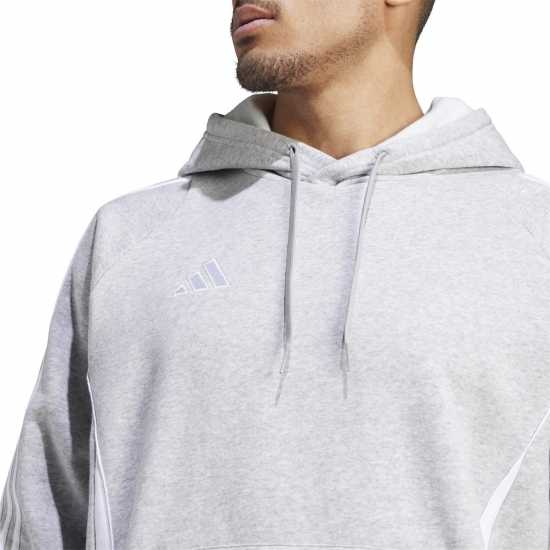 Adidas Tiro Sweat Hoodie Mens Сиво/Бяло 