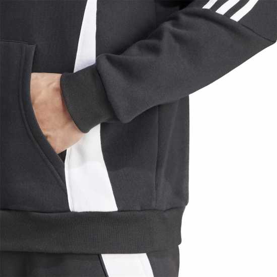 Adidas Tiro Sweat Hoodie Mens Черно/Бяло 