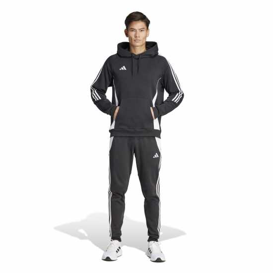 Adidas Tiro Sweat Hoodie Mens Черно/Бяло 