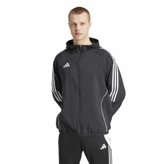 Adidas Tiro 24 Windbreaker Mens Черно/Бяло 