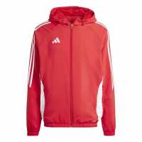 Adidas Tiro 24 Windbreaker Mens Силач Червено/Бяло 