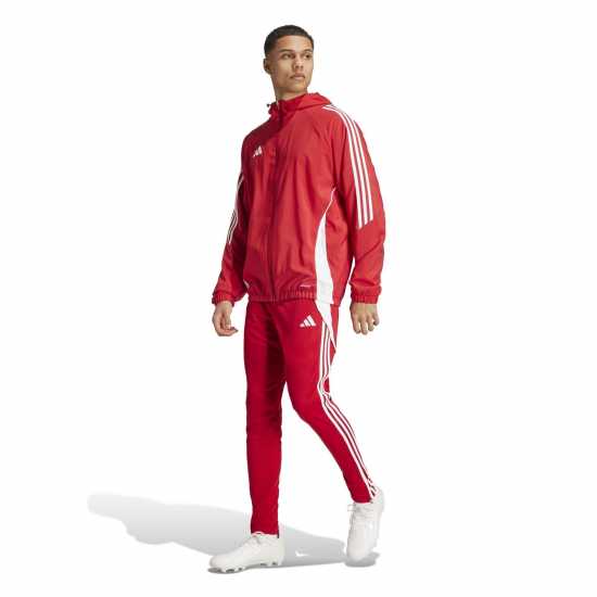 Adidas Tiro 24 Windbreaker Mens Силач Червено/Бяло 