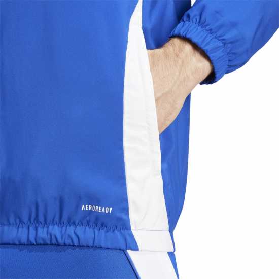 Adidas Tiro 24 Windbreaker Mens Кралско синьо / бяло 