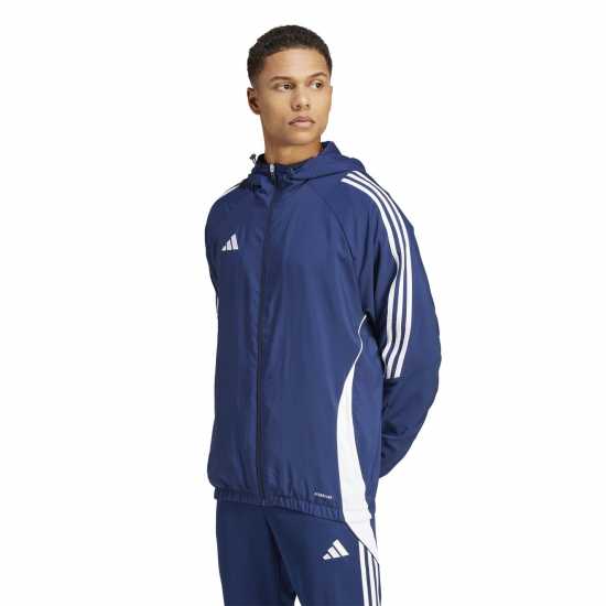 Adidas Tiro 24 Windbreaker Mens морско син 2/бял 