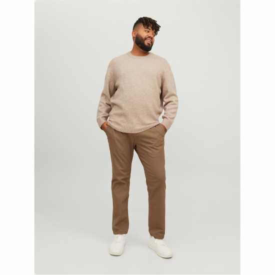 Jack And Jones Мъжки Панталони Dave Chino Trouser Mens Plus Size Водолаз Мъжки панталони чино