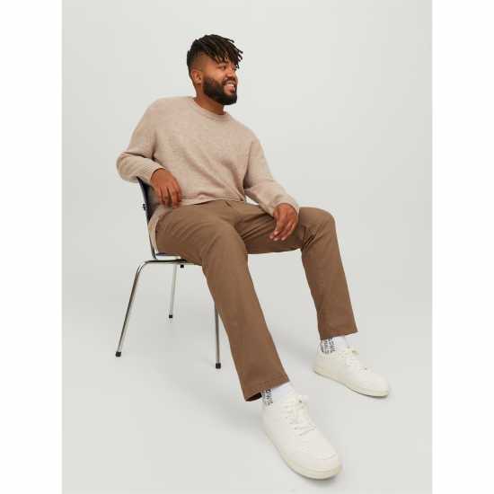 Jack And Jones Мъжки Панталони Dave Chino Trouser Mens Plus Size Водолаз Мъжки панталони чино