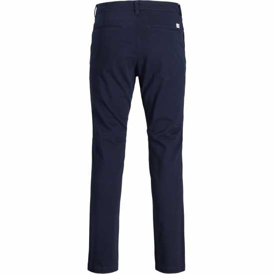 Jack And Jones Мъжки Панталони Dave Chino Trouser Mens Plus Size Нави блейзър Мъжки панталони чино