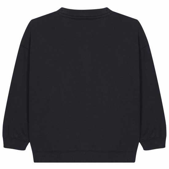 Champion B Crewneck Ch99 Черно Детски горнища и пуловери