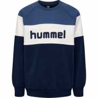 Hummel Claes Sweat Jn41 Морска синьо Детски горнища и пуловери