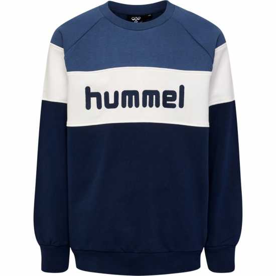 Hummel Claes Sweat Jn41 Морска синьо Детски горнища и пуловери