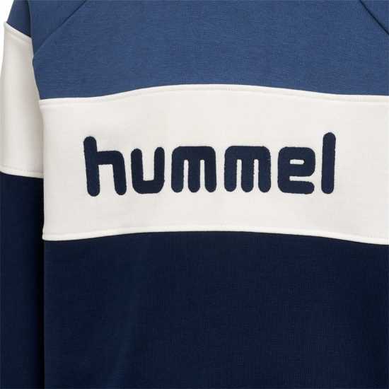 Hummel Claes Sweat Jn41 Морска синьо Детски горнища и пуловери