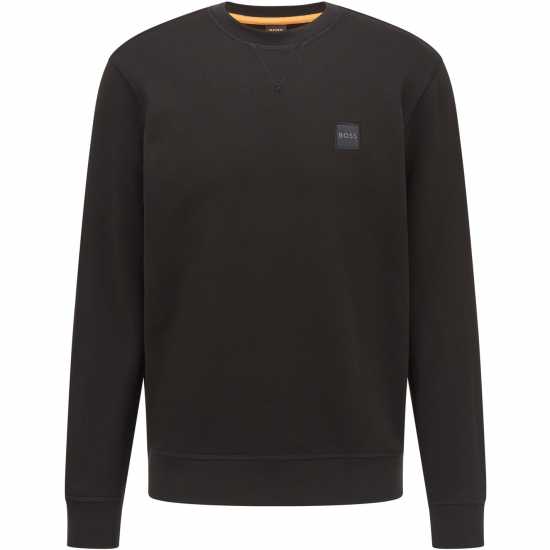 Hugo Boss Boss Westart Crew Sweatshirt Черно 001 Mens Big and Tall