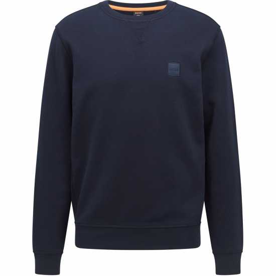 Hugo Boss Boss Westart Crew Sweatshirt Нави 404 Mens Big and Tall