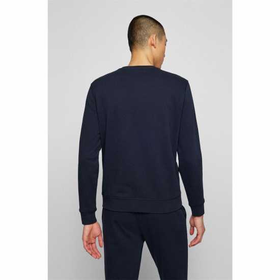 Hugo Boss Boss Westart Crew Sweatshirt Нави 404 Mens Big and Tall