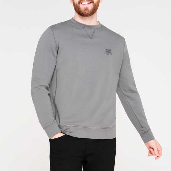 Hugo Boss Boss Westart Crew Sweatshirt Угъл 029 Mens Big and Tall