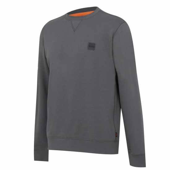 Hugo Boss Boss Westart Crew Sweatshirt Угъл 029 Mens Big and Tall