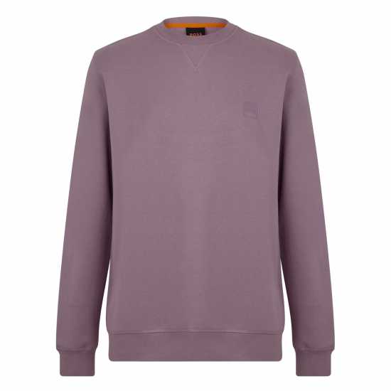 Hugo Boss Boss Westart Crew Sweatshirt Отвори Пурпурен 555 