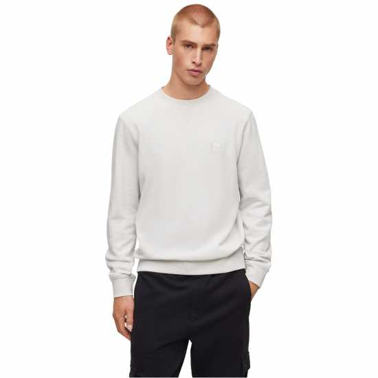 Hugo Boss Boss Westart Crew Sweatshirt Бледо сив 057 